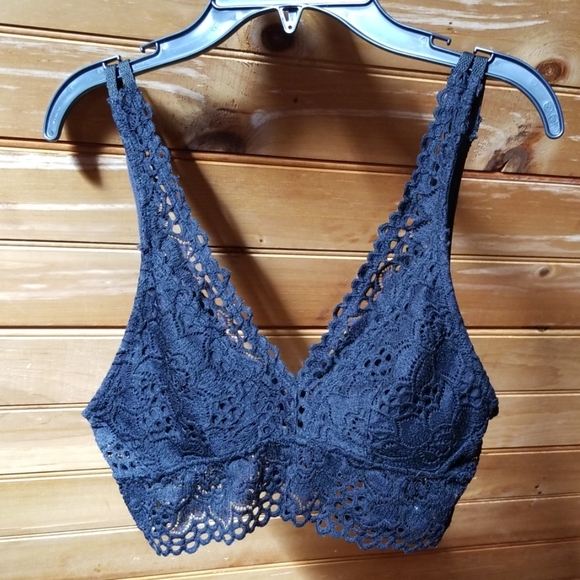 aerie Other - Black Lace Aerie Bralette